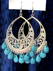 Blue earrings