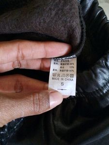 Stylish Black Faux Leather Leggings