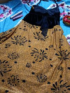 Y2K Haulter Neck Velvet Dress