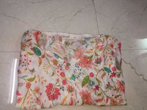 Floral Gota Pati Short Kaftan