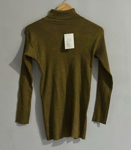 Olive Green Turtleneck