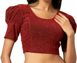 Red Glitter Blouse