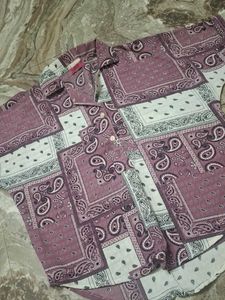 Paisley Print Button-Down