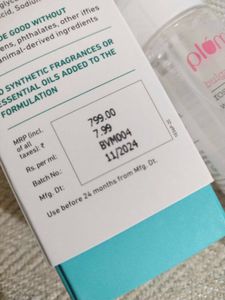 Plum Sunscreen And Vegan Mucin Essence
