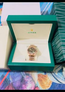Rolex Datejust Rose Gold Watch For Man&amp; Woman