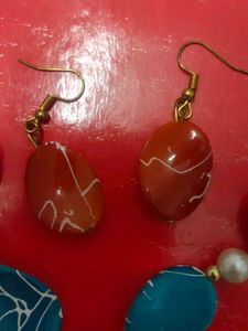Beaded Necklace &amp; Earring Set