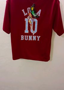 Cherry Red Lola Bunny Crop Top