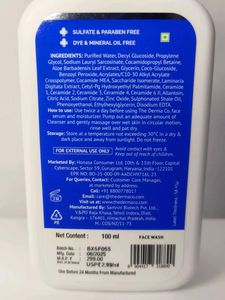 2.5% Benzoyl Peroxide Gel Face Wash