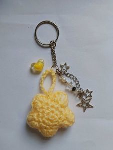 ˙ . ꒷ 🍙 Star keychain . 𖦹˙— 🐈‍⬛