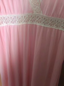 Vintage Style Pink Maxi Dress