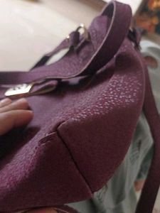 Burgundy Handbag