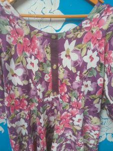 Floral Print Casual Dress