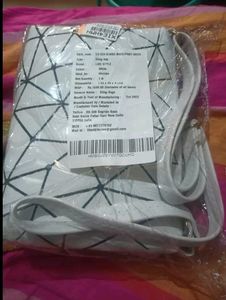 Women White Sling Bag