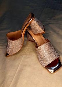 Beautiful Trendy Triangle Heels With Unique Shine
