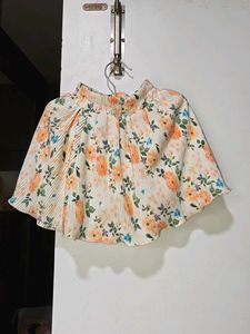 Floral Print Mini Skirt