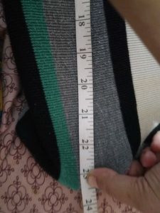 Striped V-Neck Sweater