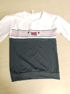 Color Block Long Sleeve Top
