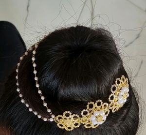 Pearl &amp; Crystal Hair Jewelry