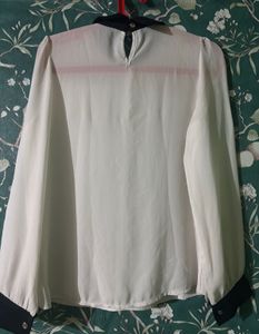 Black And White Formal Top