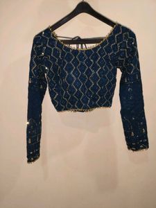 Elegant Blue Lehenga Choli Set