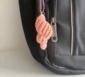 Crochet Beach Phone Charm