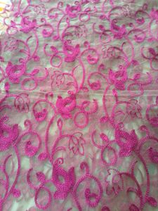 Pink Floral Dupatta