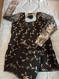 Elegant Embroidered sharara styled