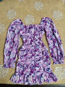 Berrylush Floral Mini Bodycon Dress