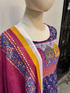 VISHUDH Pure Cotton Kurta Set