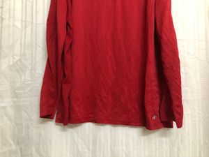 NT.DRI Red Long Sleeve Half Zip T Shirt