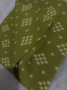 Green Patterned Fabric