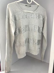 Striped Sequin Sweater