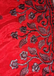 Deep Red Beautiful 😍 embroidery Lahnga Choli
