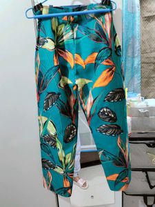 Tropical Print Trousers
