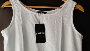 White Sleeveless Casual Dress