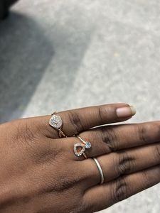 Heart Rings Set