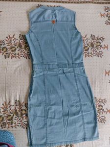 Bodycon Cotton Denim Dress