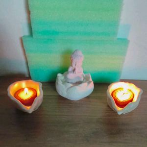 Candle with Holder