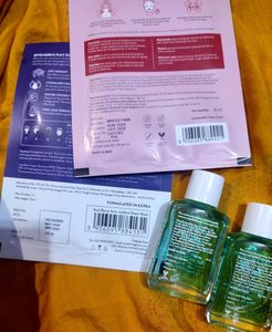 Combo OfTwo Myglamm SheetMask &amp;2 Nailpaint Remover