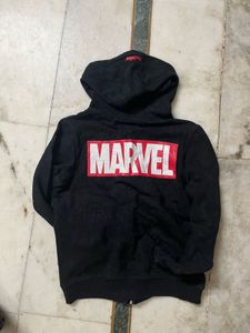 Black Felties Zip-Up Hoodie