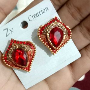 Red ♥️ earings for girls