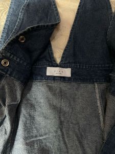 Denim Dungaree Dress