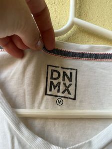 v neck white cotton tshirt for men