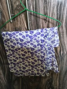 pure cotton floral dupatta