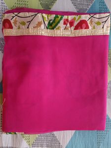 Pink Saree
