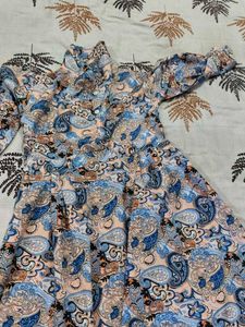 Paisley Print Dress