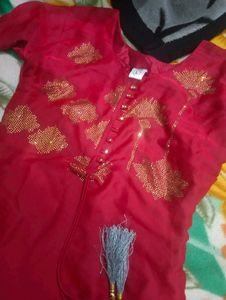 Beautiful Maroon Kurta