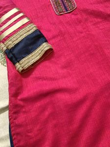 Beautiful Long Zridaar Kurta With Pazama N Dupatta