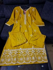 Elegant Embroidered Kurta Set
