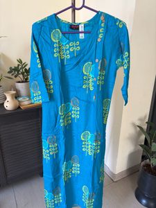 Teal Blue Kurta